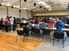 All of the volunteers gathered at the Lemont Township Community Center Nov. 10 to sort, dry and organize thousands and thousands of bottle caps.​