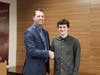 East Campus Principal Dr. John Greenan, Michael O'Callaghan.