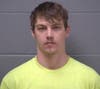 Steven Shelly, 25, of Diamond, was charged with aggravated battery to a senior citizen, criminal damage to property and aggravated battery. 