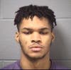 Justin Brown, 20, has been indicted on charges of two counts of aggravated kidnapping, two counts of armed robbery, two counts of aggravated robbery and aggravated vehicular hijacking.
