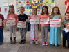 One student from each classroom was recognized for their outstanding efforts, the district said.  
