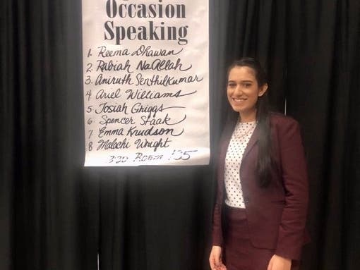 Dhawan became just the fifth student in program history to earn a state medal.