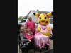 Pikachu and Elsa from Frozen also stopped by to see the family.