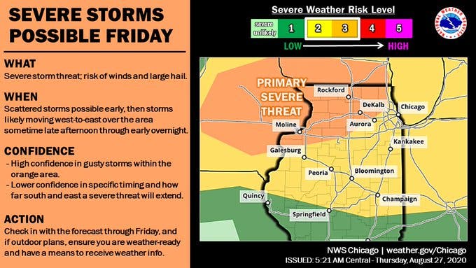 Severe Storms Possible Thursday, Friday For Chicago Area | Lemont, IL Patch