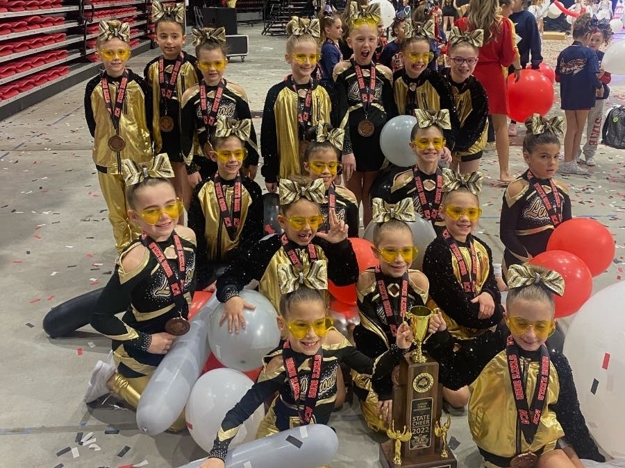 The team, which includes second, third and fourth grade girls, earned a bid for state at two qualifying competitions this season. 
