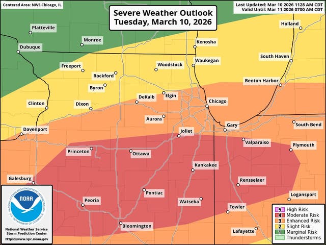 Severe Storm Watch Issued For Chicago Area | Across Illinois, IL Patch