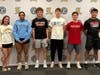 (L-R): Madison Bostjancic, Emma Barrett, Dylan Muersch, Eamon Salmon, Mike Tilly, Jakub Maka