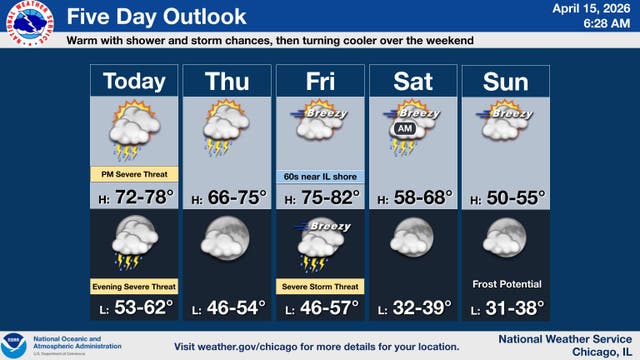More Severe Storms Possible Wednesday For Chicago Area | Across ...