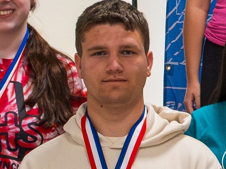 Hubert Bydlon earned his second state medal after finishing third in the Architectural Board category.