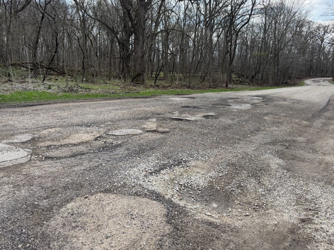 The deteriorating entrance road to Messenger Woods Nature Preserve in Homer Glen will be replaced during a three-week closure of the preserve starting May 18.