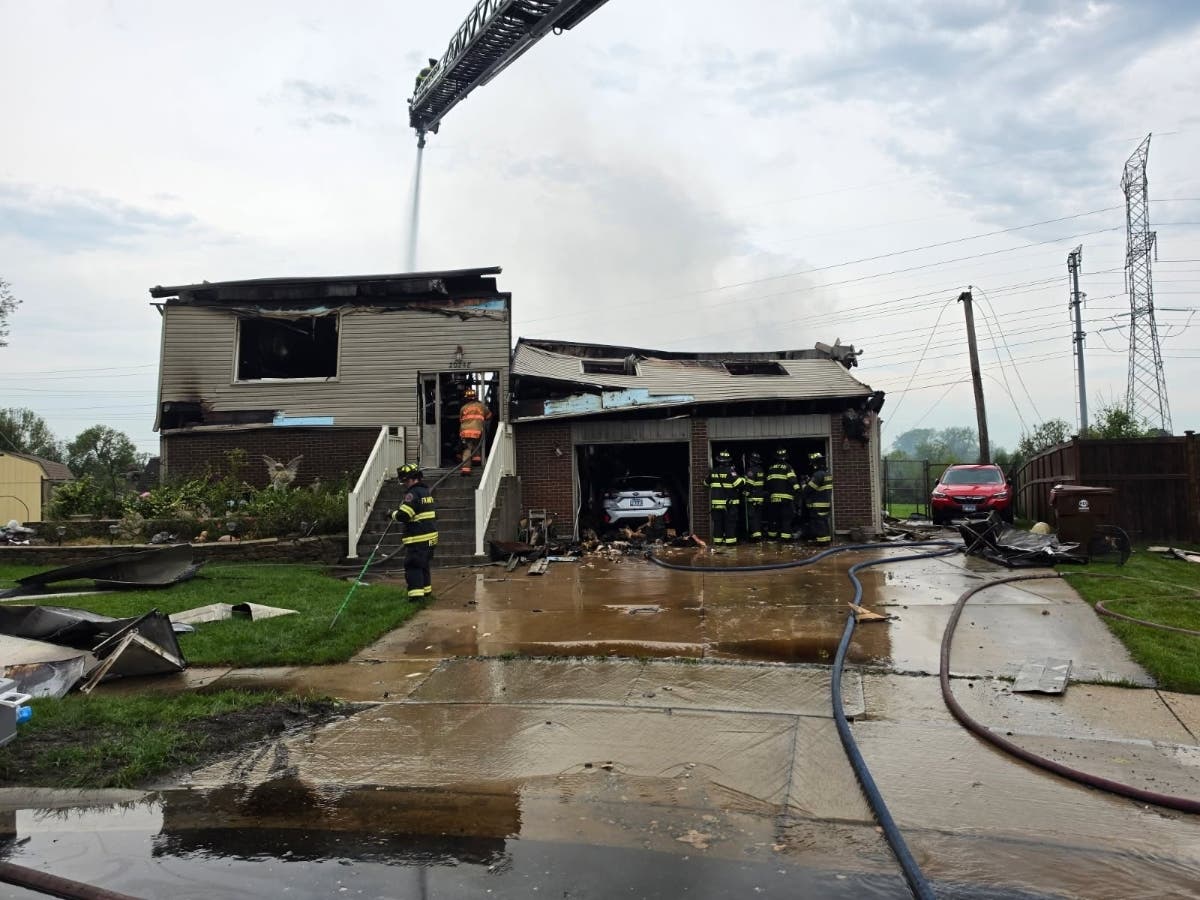 Engine 72 arrived and found heavy fire showing from a two-story wood-frame home.