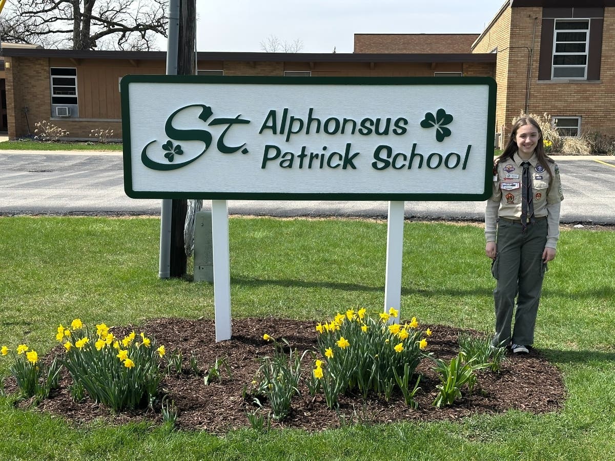 Katie achieved Eagle Scout rank in May, after starting her involvement with Scouts in 2018.
