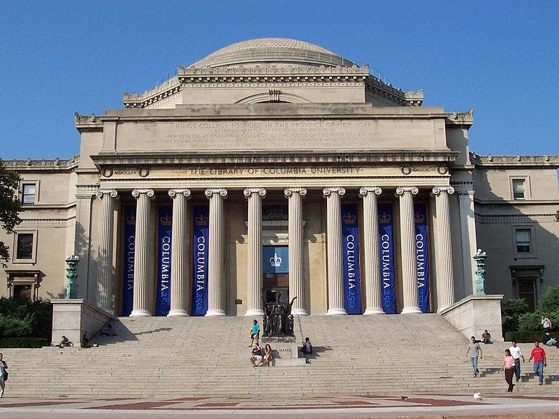 Columbia University's Low Library:  Site of a September 1965 Columbia College Freshman Week Orientation Meeting