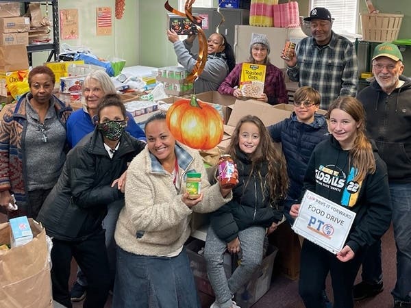 CHP Pays It Forward Committee donating to Zarephath Food Pantry. 