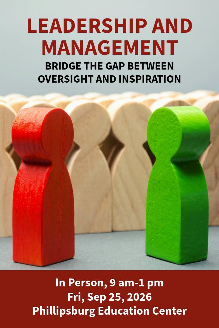 Seminar: LEADERSHIP AND MANAGEMENT: WHAT'S THE DIFFERENCE?