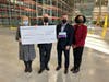 Julianna Smoot, Chief Development Officer, City of Detroit, Office of Development and Grants; Gerry Brisson, President and CEO, Gleaners; Matt Elliott, President, Bank of America Michigan; Denise Fair Razo, Chief Public Health Officer, City of Detroit