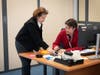 Laurence Fayand serves as President and Managing Director of ARaymond’s Business Incubator and Accelerator. She is pictured with a team member in France.