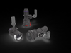 Pictured are images of ARaymond’s new top-mounted and side-mounted (elbow) temperature sensors, mounted to ARaymond quick connectors