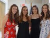 Graduates of The Cobb School Class of 2012 Alexis Berard, Stephanie Makowski, Ellie Alfeld, and Maisie Filler.