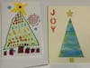 Holiday cards created by Morristown Area Girl Scouts for the annual SHARE community service project.