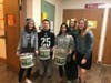 Lehman's youth used the Souper Bowl of Caring as an opportunity to support H.A.T. Packs. 