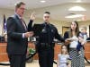 Officer Tom Callison was sworn in at a Nov. 4 Town Board meeting in Mooresville.