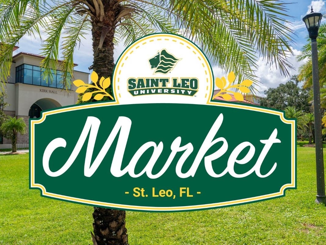 Saint Leo University Market will take place on Kirk Hall Lawn, October 17, from 10 a.m. to 2 p.m.