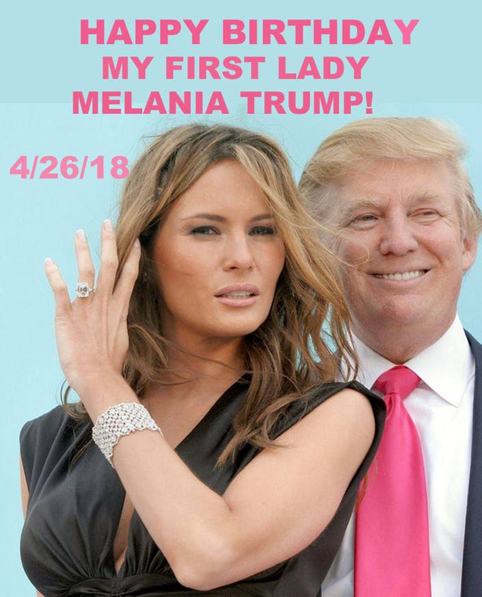 Happy Birthday Melania Trump | Nyack, NY Patch