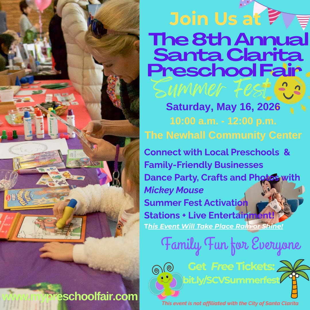 The 8th Annual Santa Clarita Preschool Fair Summer Fest