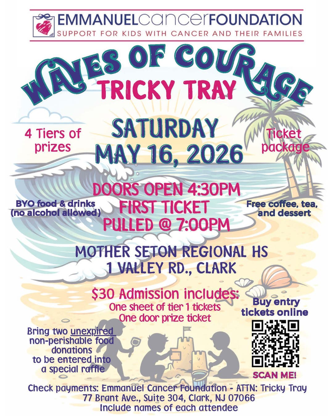 Waves Of Courage Tricky Tray