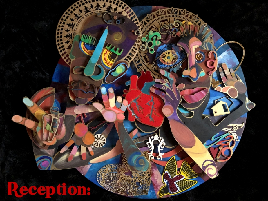 Dr. Yemonja Smalls, It’s Complicated, Mixed Media/Wood Assembly