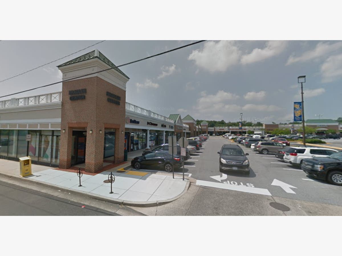 Firefighters found a fire in a bathroom at the Bradlee Shopping Center in Alexandria Thursday.