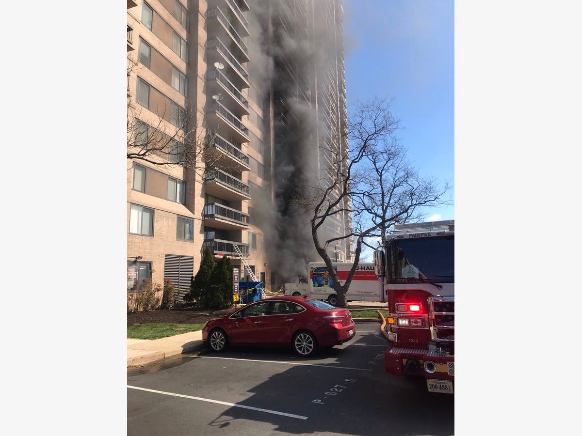 Residents evacuated the 26-story high rise due to heavy smoke from the transformer fire.
