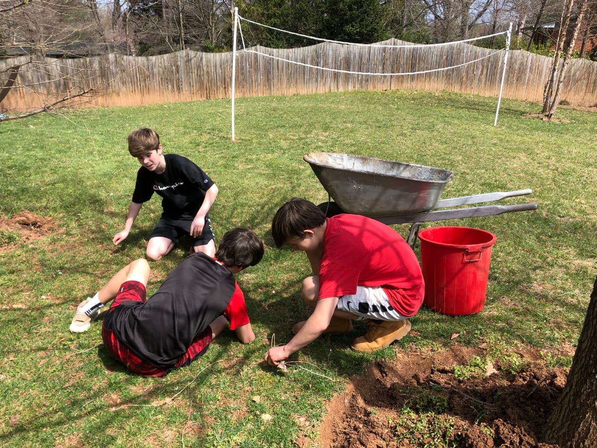 A business started by McLean students allows residents to hire teens for outside yard work.
