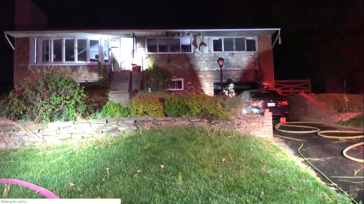 A fire in a trash can broke out at an Annandale home early Monday, April 22.