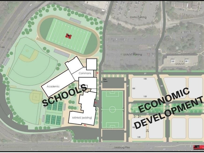 Groundbreaking of the new George Mason High School will happen on the last day of school.