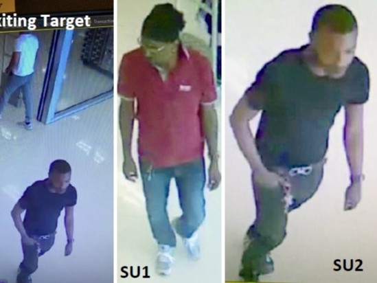 Police seek two men for taking purses from cars at cemeteries in the Falls Church area.