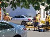 A pedestrian went to the hospital after a crash in McLean, Fairfax County Police say.