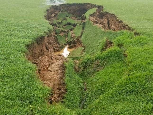 Pinecrest Golf Course in the Lincolnia was damaged by flooding on July 8.
