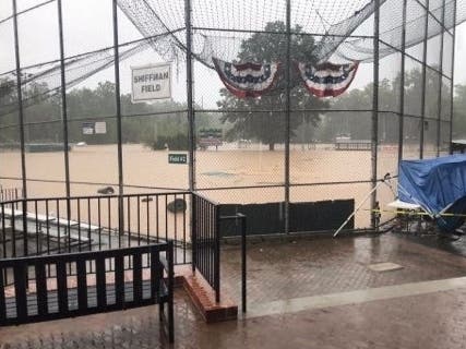 The McLean Little League has started a fundraiser to repair its complex after flooding on July 8.