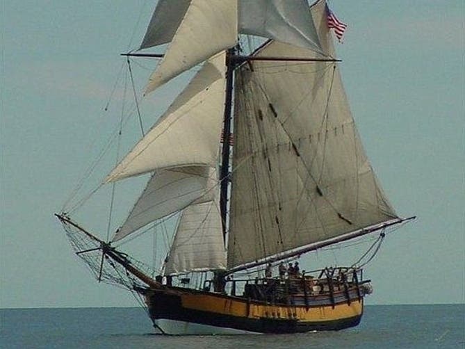 Tall Ship Providence is undergoing electrical work in Norfolk and will return to Alexandria. 