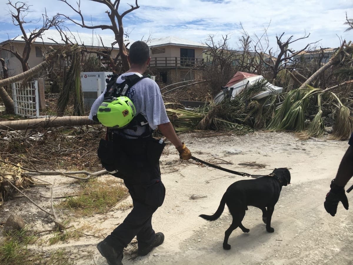 Two Hurricane Dorian survivors in the Bahamas were rescued by a Fairfax County team.