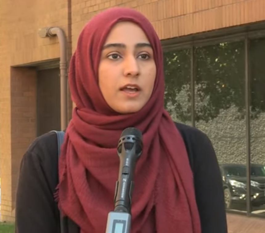 A Falls Church area company is facing a lawsuit from a Muslim woman claiming discrimination based on her religion.