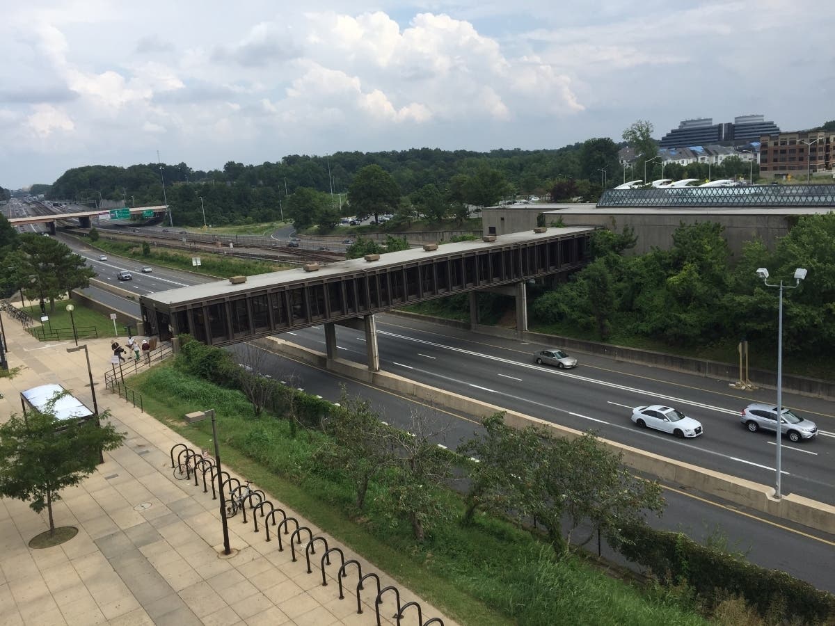 Residents are reporting disruptions from the demolition of the Vaden Drive bridge near the Vienna Metro. 
