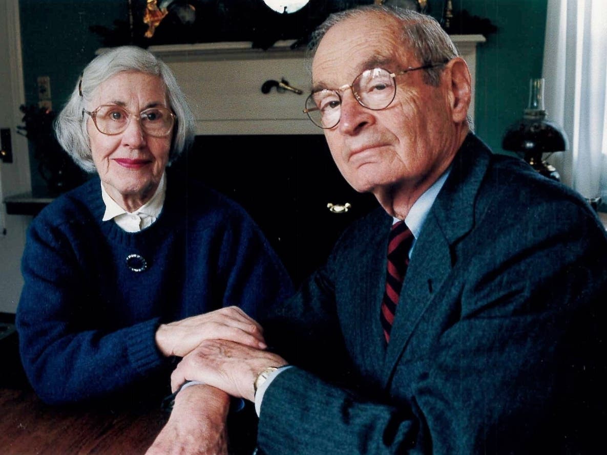 Late Council Member Maud Robinson​ (left) left a trust to provide funding for new sidewalks in Vienna.