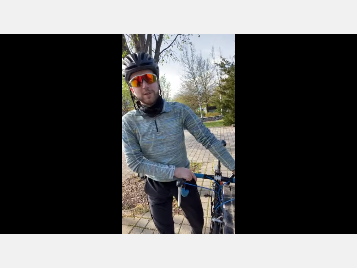 Mark and Brian Comey are biking 90 miles of the W&OD trail round-trip to raise money for Virginia Hospital Center cleaning workers.
