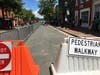The 100 block of King Street will be closed to vehicular traffic for outdoor dining and walking space during phase one reopening.