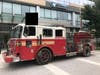252 Engine, used by six firefighters who responded and died in the North Tower of the World Trade Center in New York, was on display at PenFed headquarters.