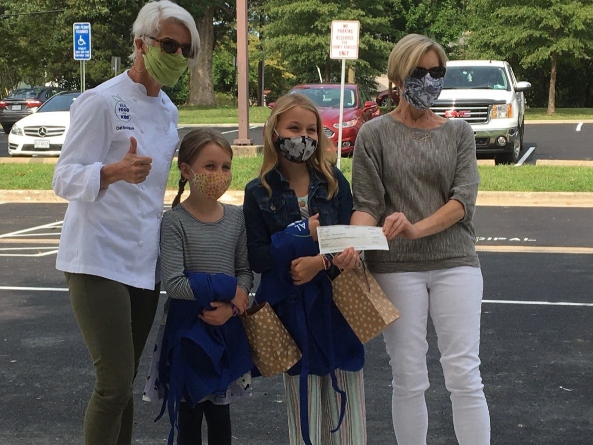 Georgia and Josephine Grana raised $1,200 for the Real Food for Kids: Chefs Feeding Families initiative.