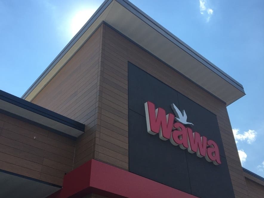 Wawa announced a contest for a three-year Tesla lease at a kickoff event at its Vienna location.